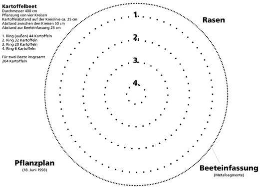 potato bed layout