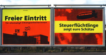 Billboards close to Hamburger Bahnhof, Sept. 2004 (c) Stih & Schnock, Berlin
